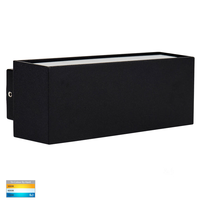HV3639T-BLK - Blokk Black Up & Down LED Wall Light