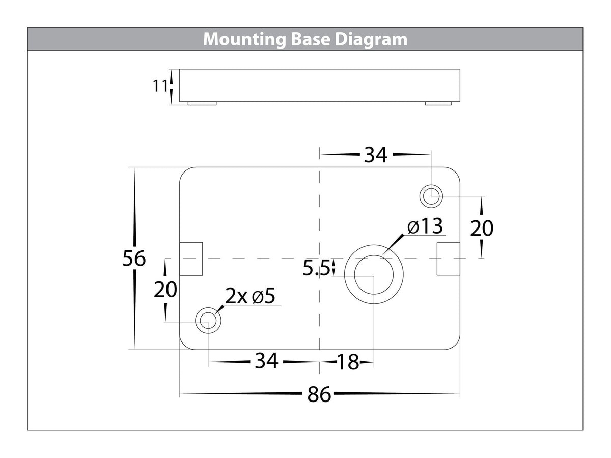 HV3646T-WHT - Essil White Up & Down LED Wall Light