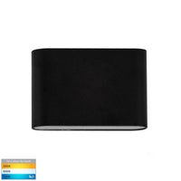 Thumbnail for Lisse 4w Tri-Color LED Black Fixed Down Wall Light