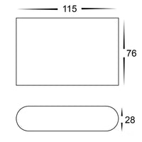 Thumbnail for HV3641T-WHT Dimensions