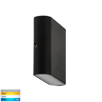 Thumbnail for Lisse 12v DC 2 x 3w Tri-Color LED Black Up and Down Wall Light