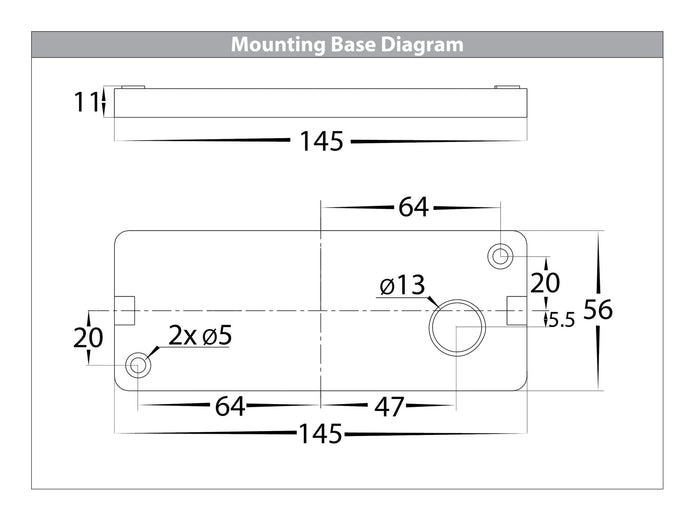HV3648T-BLK - Essil Black Up & Down LED Wall Light