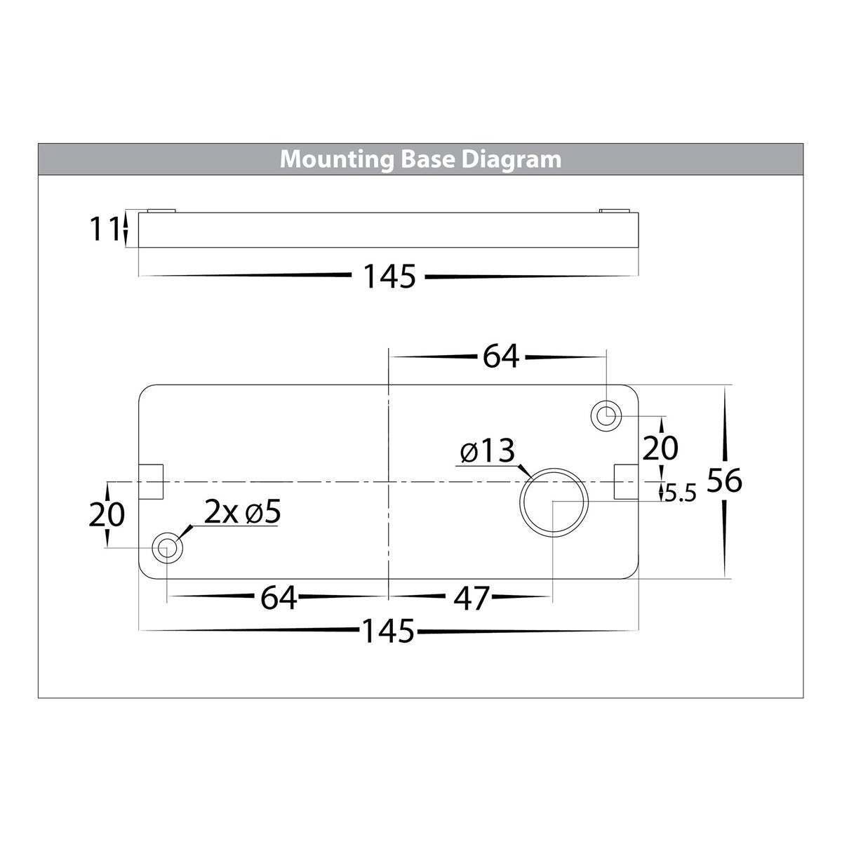 HV3643 Mounting Base