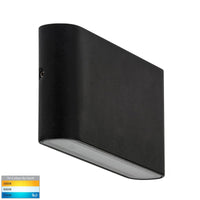 Thumbnail for Lisse 6w Tri-Color LED Black Fixed Down Wall Light