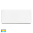 HV3643T-WHT - Lisse White Fixed Down TRI Colour LED Wall Light