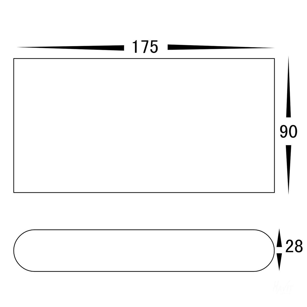 HV3644 Dimensions