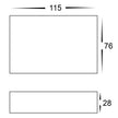 HV3645T-BLK - Essil Black Fixed Down LED Wall Light