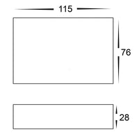 Thumbnail for HV3645T-BLK Dimensions