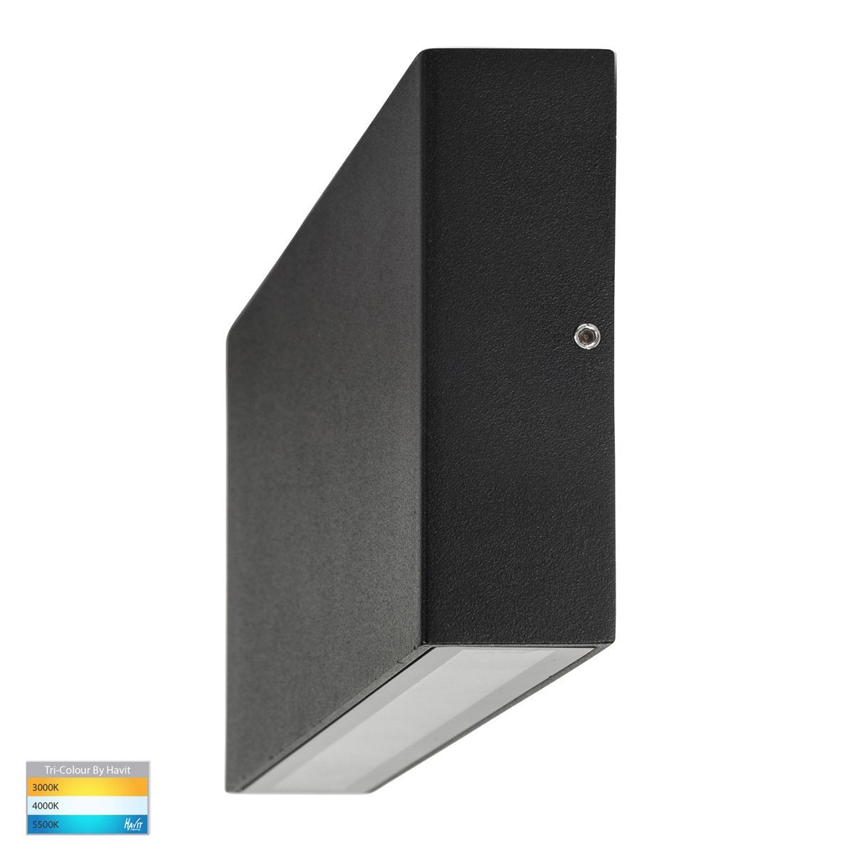 Essil 2 x 3w Tri-Color LED Black Up and Down Wall Light