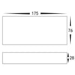 HV3647T-WHT - Essil White Fixed Down LED Wall Light