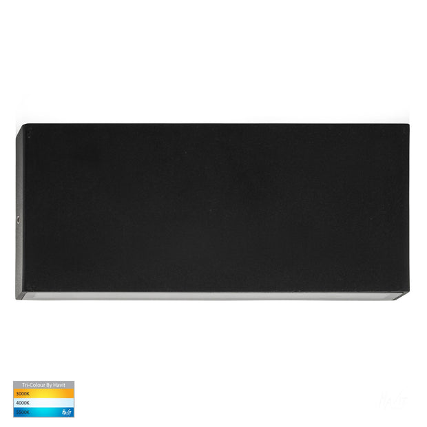 HV3647T-BLK - Essil Black Fixed Down LED Wall Light