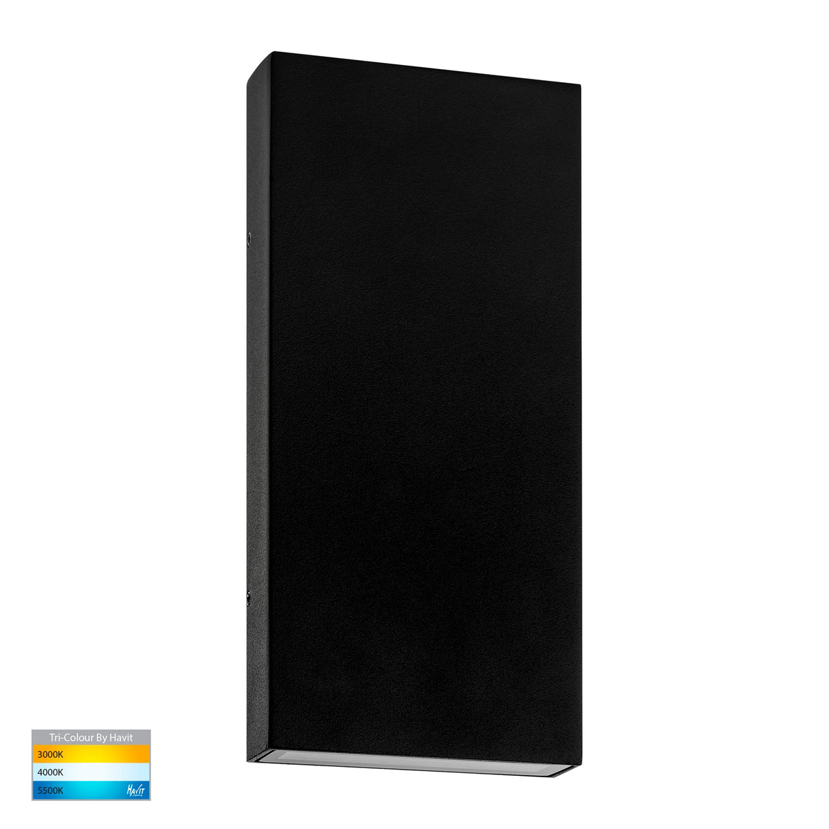 HV3649T-BLK - Essil Black Up & Down LED Wall Light