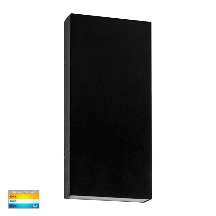 HV3649T-BLK - Essil Black Up & Down LED Wall Light