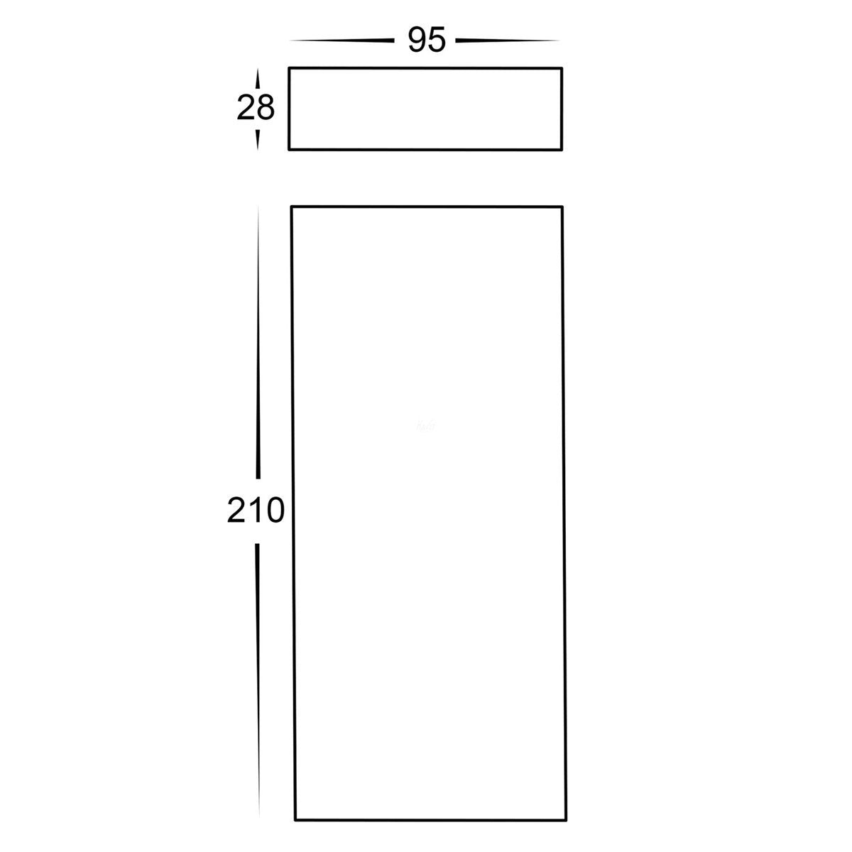 HV3649T Dimensions