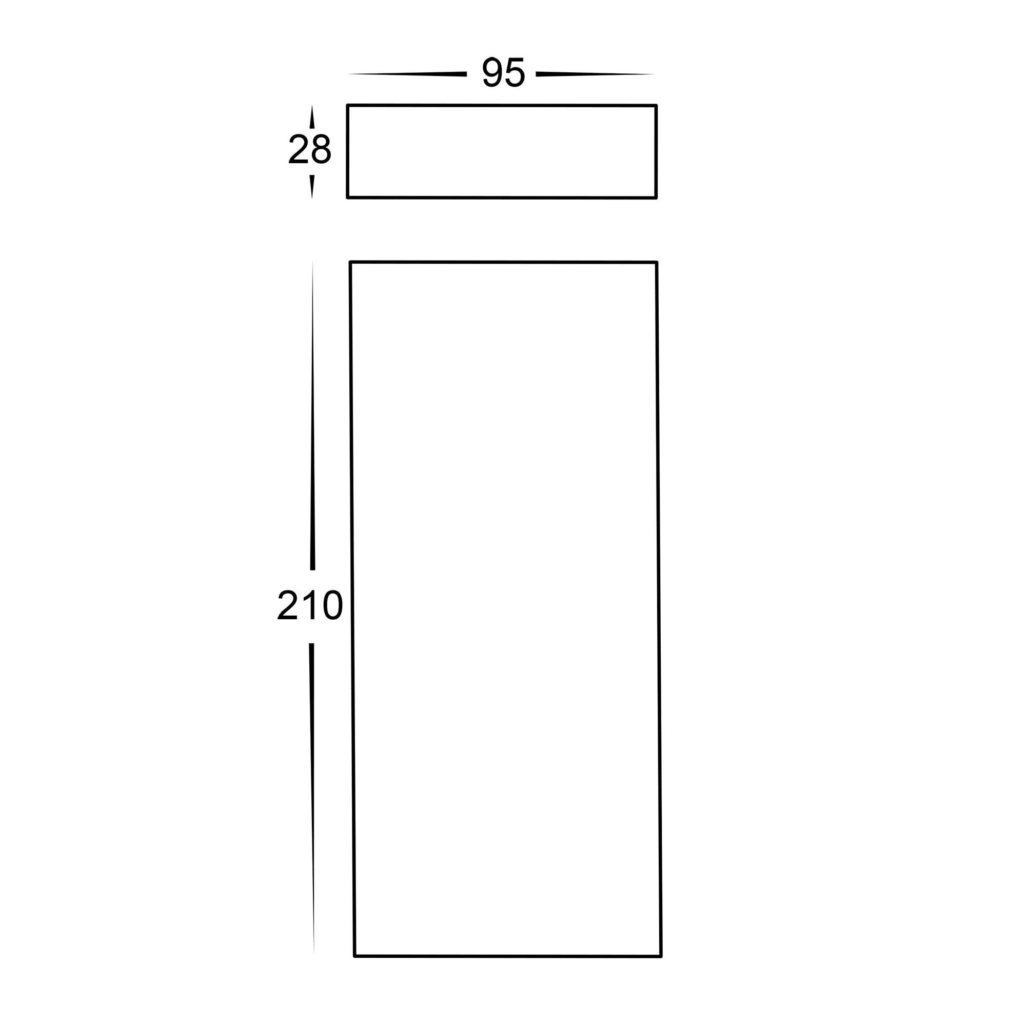 HV3649T-WHT - Essil White Up & Down LED Wall Light
