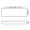 HV3652T-BLK - Lisse Black Fixed Down LED Wall Light