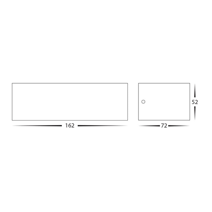 HV3655T-BLK - Siena Black LED Up & Down Wall Light