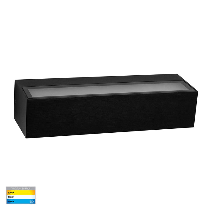 HV3657T-BLK - Siena Black LED Up & Down Wall Light