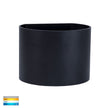 HV3658T-BLK-RND | HV3658T-BLK-RND-12V - Versa Black Round Up & Down Wall Light
