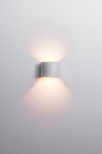 Thumbnail for Versa Round 2 x 3w Tri-Color LED White Up and Down Wall Light