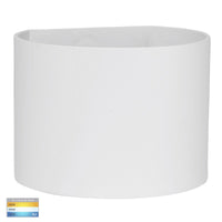 Thumbnail for Versa Round 2 x 3w Tri-Color LED White Up and Down Wall Light