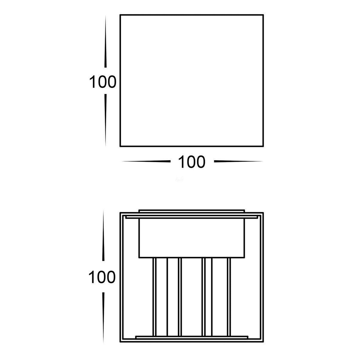 HV3658-SQ Dimensions