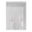 HV36592W-WHT - Bayside 316 Stainless Steel White 2 Light Wall Light