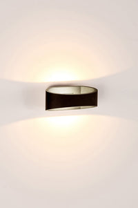 Thumbnail for Luxe 9w Tri-Color LED Black Up and Down Wall Light