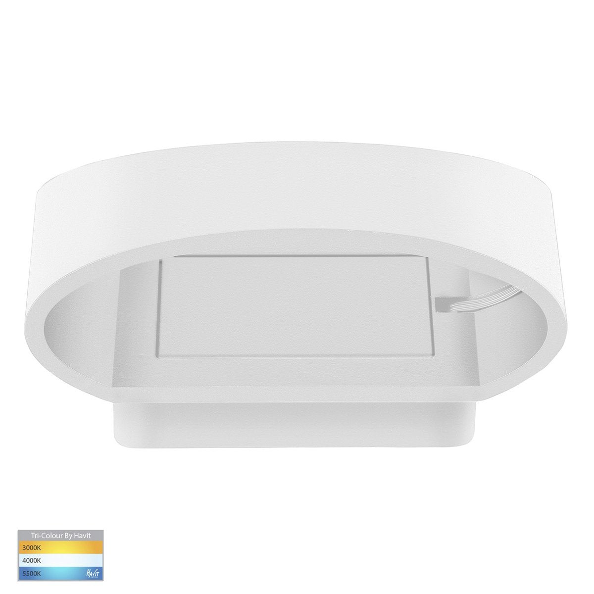 Luxe 9w Tri-Color LED White Up and Down Wall Light