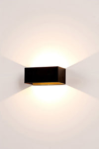 Thumbnail for Mia 9w Tri-Color LED Black Up and Down Wall Light