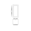 HV3669T-WHT - Jasper White LED Wall Light