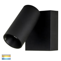 Thumbnail for Revo 9w Tri-Color LED Black Single Adjustable Wall Light