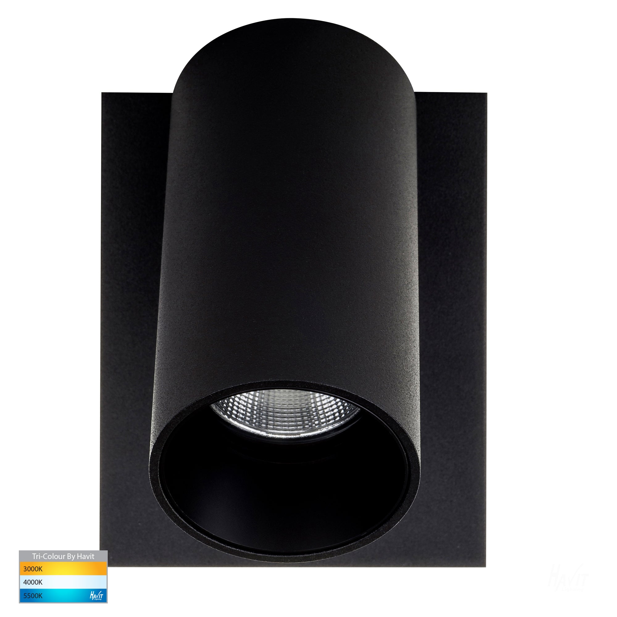 HV3681T-BLK - Revo Black Single Adjustable Wall Light
