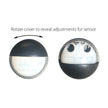 HV3684T-WHT - Revo White Double Adjustable Wall Light With Sensor