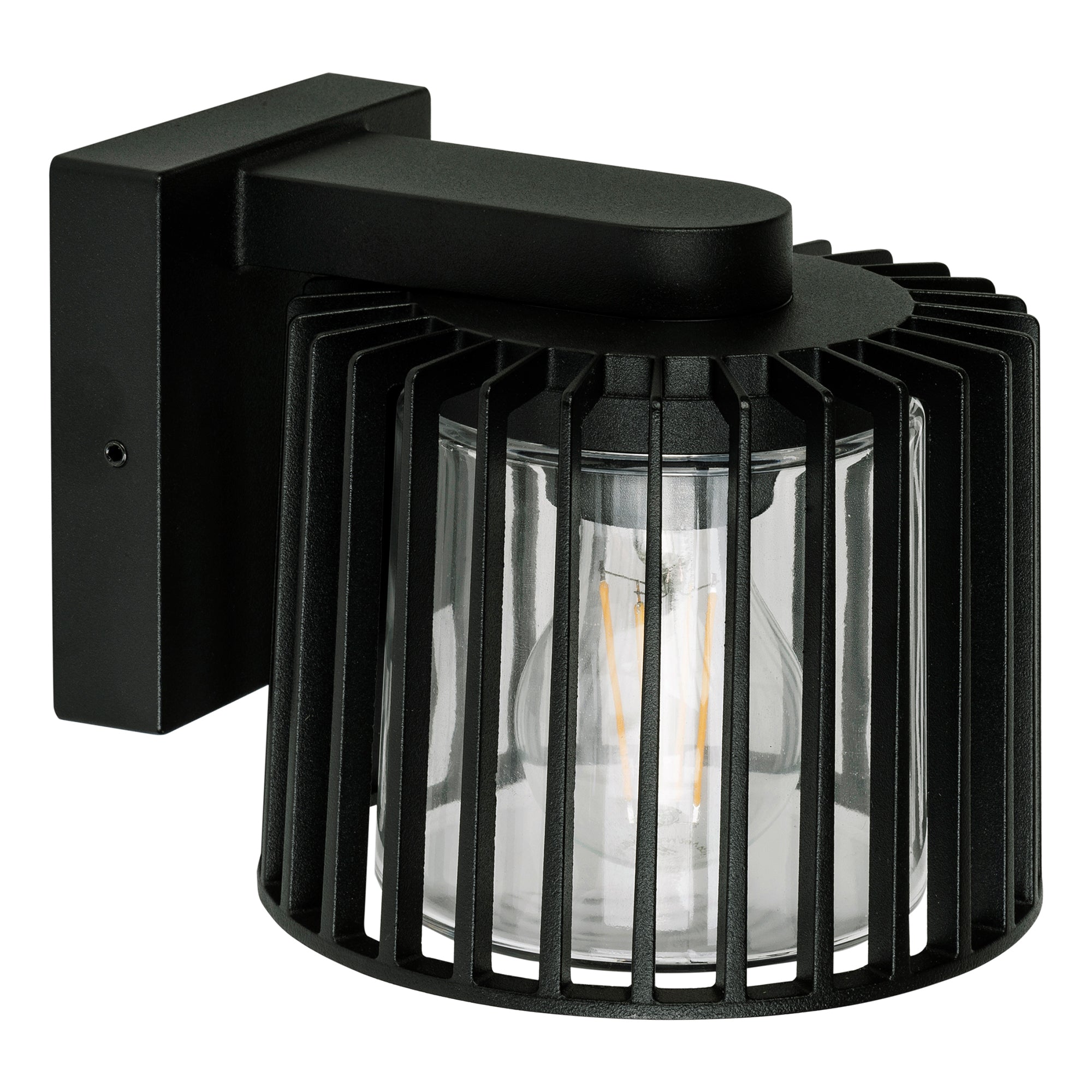 HV3694W-BLK - Lumo Aluminium Black Wall Light
