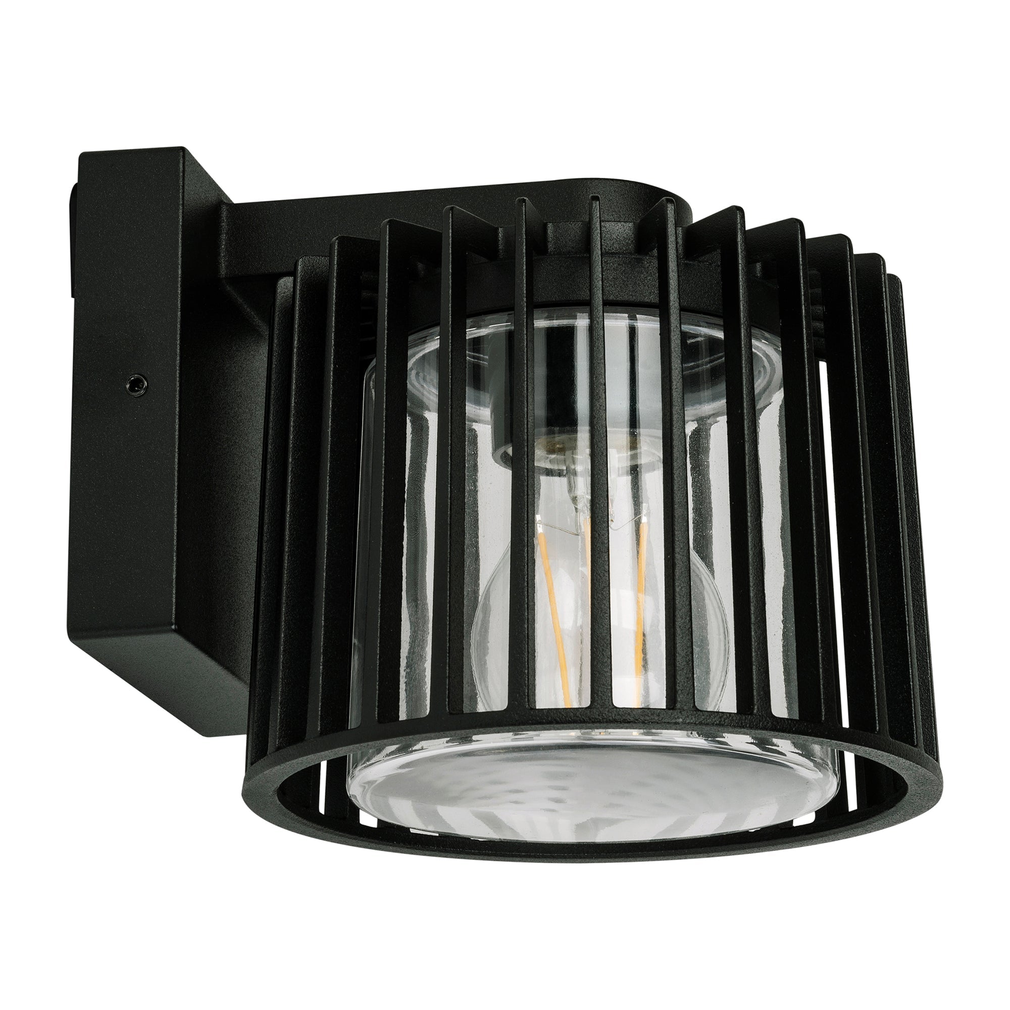 HV3694W-BLK - Lumo Aluminium Black Wall Light