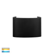 HV3695T-BLK-240V | HV3695T-BLK-12V - Maro Black Up & Down TRI Colour LED Wall Light