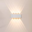 HV3697T-WHT-240V | HV3697T-WHT-12V - Maro White Up & Down TRI Colour LED Wall Light