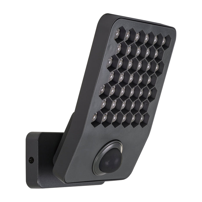 HV3721N-GRY-PIR - Favo Aluminium Grey LED Floodlight with Sensor