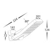 HV3722N-GRY-PIR - Favo Aluminium Grey LED Floodlight with Sensor