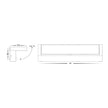 HV3733T-BLK-PIR - Locu Aluminium Black Adjustable 36w LED Floodlight with Sensor