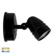 HV3792T-BLK - Focus Polycarbonate Black Single Adjustable Spot Light With Sensor