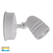 HV3792T-WHT - Focus Polycarbonate White Single Adjustable Spot Light With Sensor