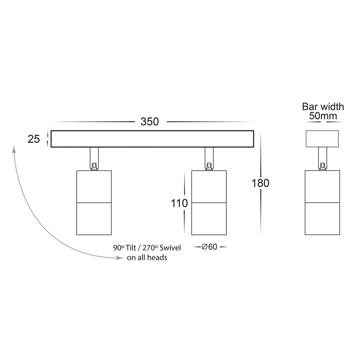 HV4001 Dimensions