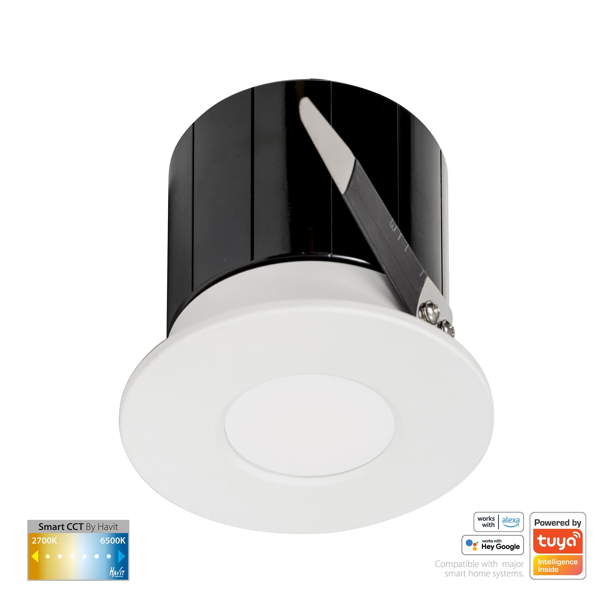 HV5511CCT-WHT - Prime White Fixed CCT WIFI LED Downlight