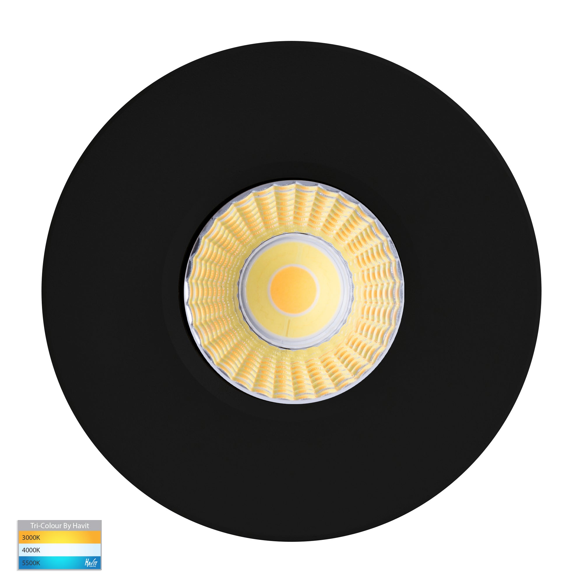HV5511T-BLK - Prime Black Fixed LED Downlight