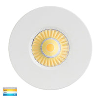 Thumbnail for Prime 12W Dimmable CCT Matt White Recessed Fixed Downlight