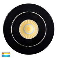 Thumbnail for Prime 12W Dimmable CCT Matt Black Recessed 20° Tilt Downlight