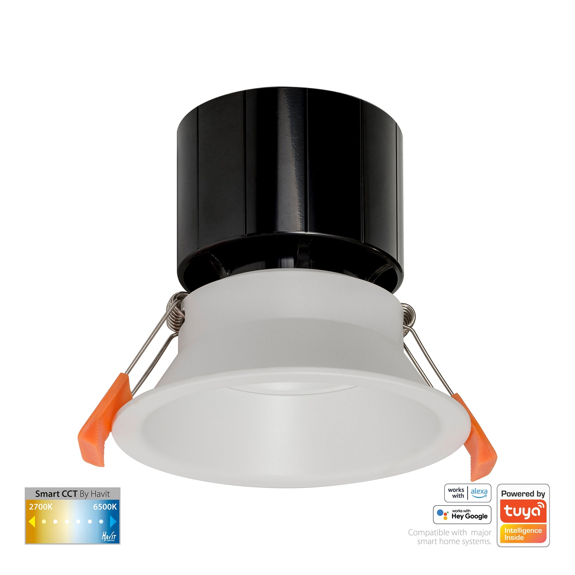 HV5514CCT-WHT - Prime White Fixed Deep CCT WIFI LED Downlight