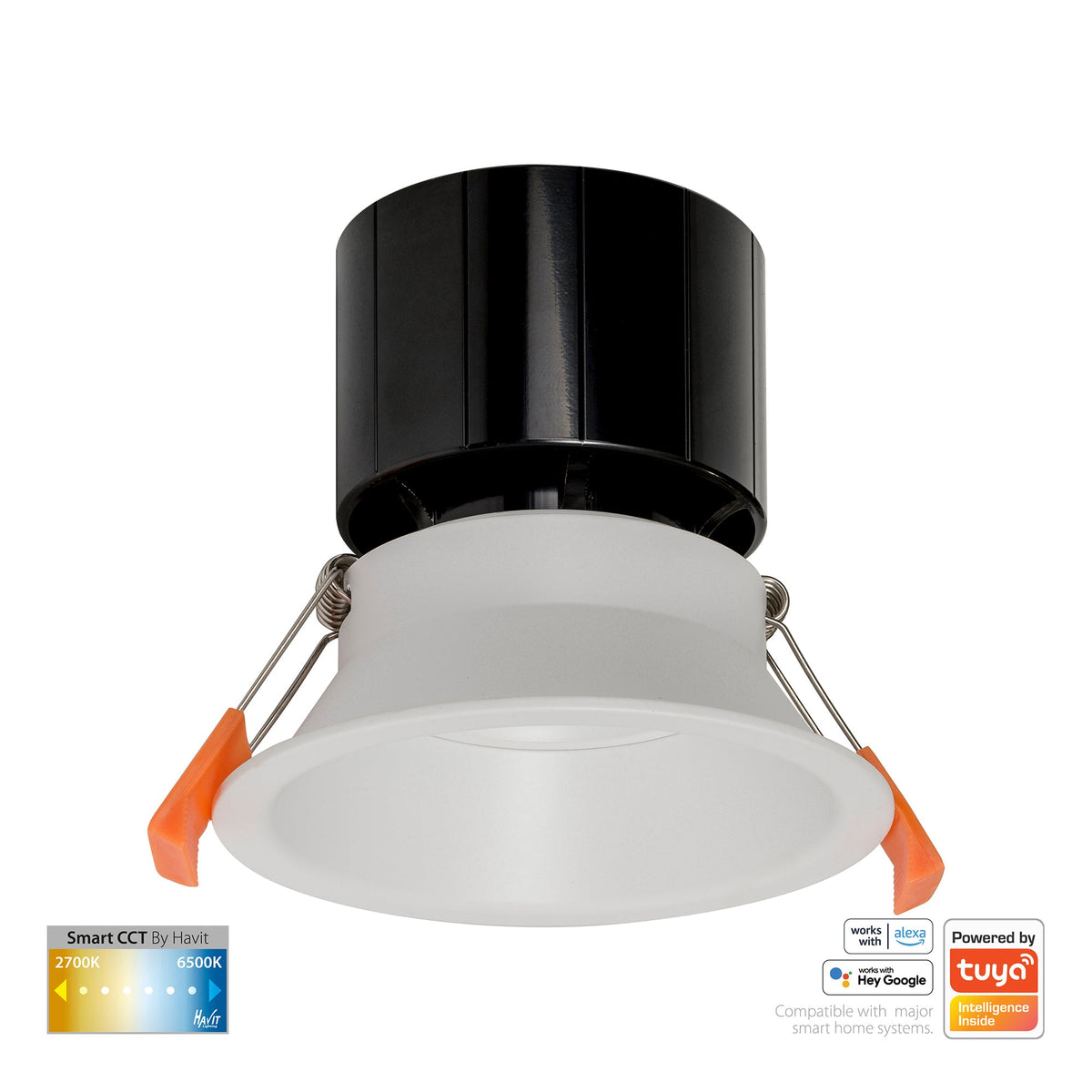 HV5514CCT-WHT - Prime White Fixed Deep CCT WIFI LED Downlight